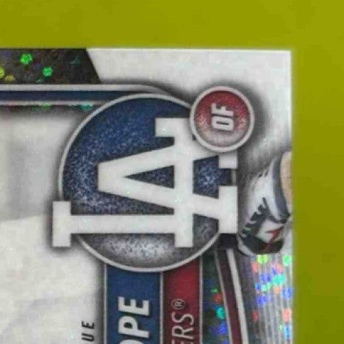 2025 Bowman Zyhir Hope Chrome Prospect Auto Speckle Refractor 221/299 LA Dodgers - Sports Cards