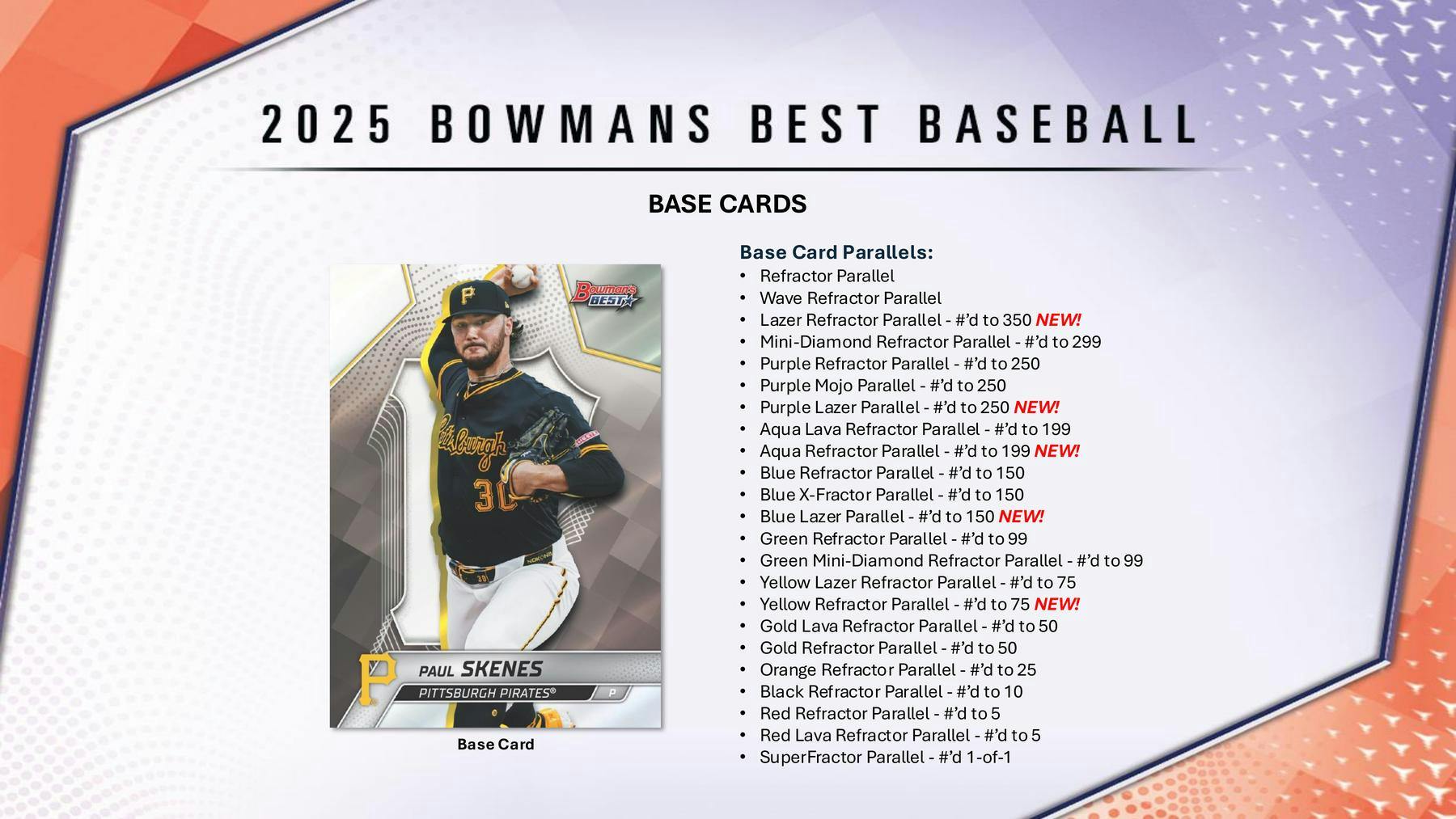 2025 Bowman’s Best Baseball Hobby Box (4 Autos) March 11th - Sports Collectibles