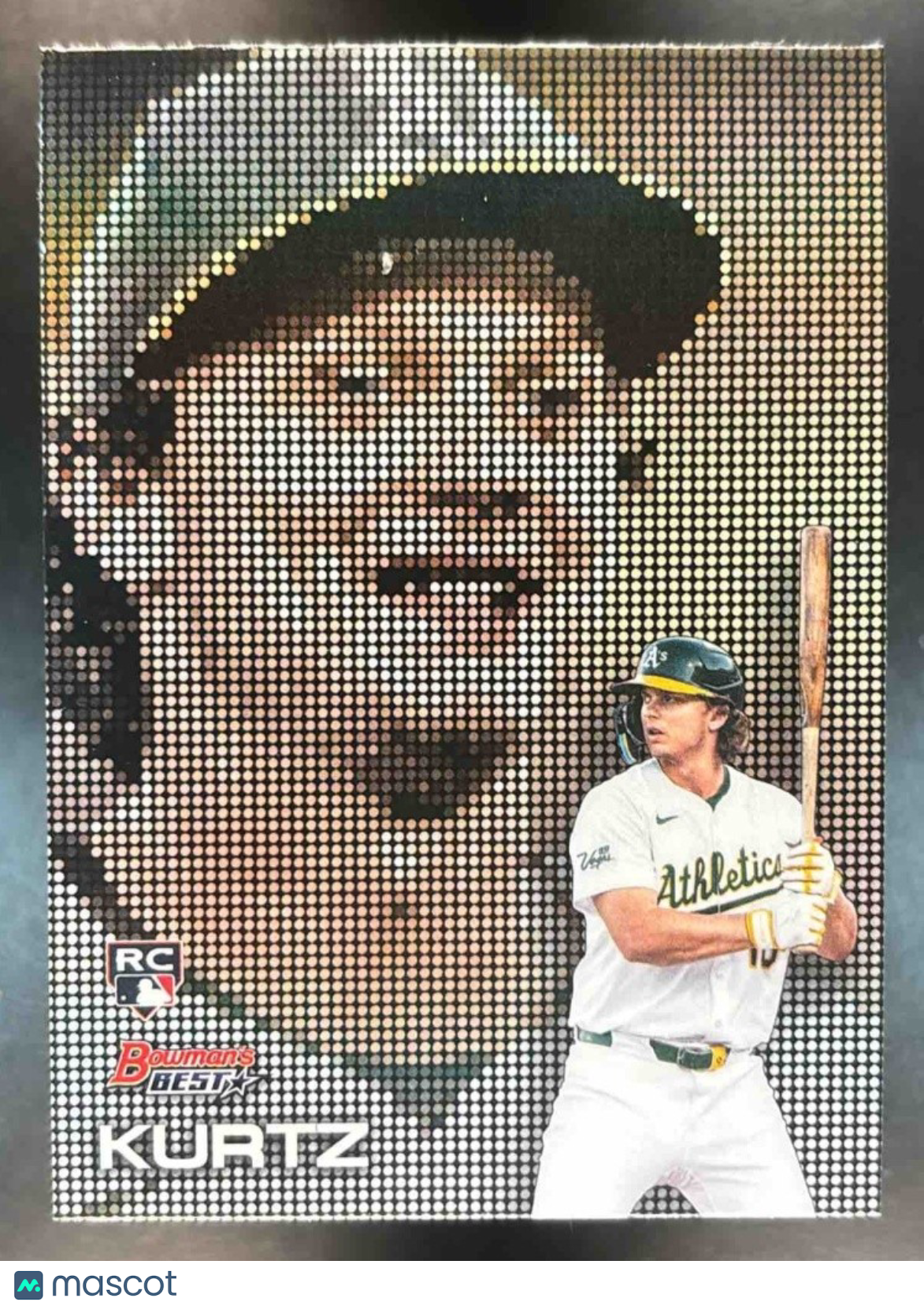 2025 Bowman’s Best Nick Kurtz Pixel Portraits #P-8 RC Athletics - Sports Cards