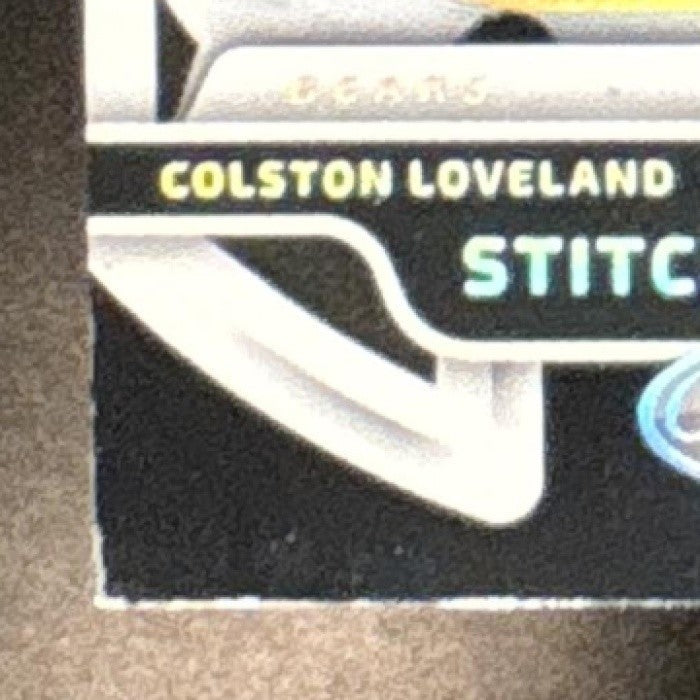 2025 Certified Colston Loveland Rookies Mirror Black 1/1 #110 RC Chicago Bears - Sports Cards