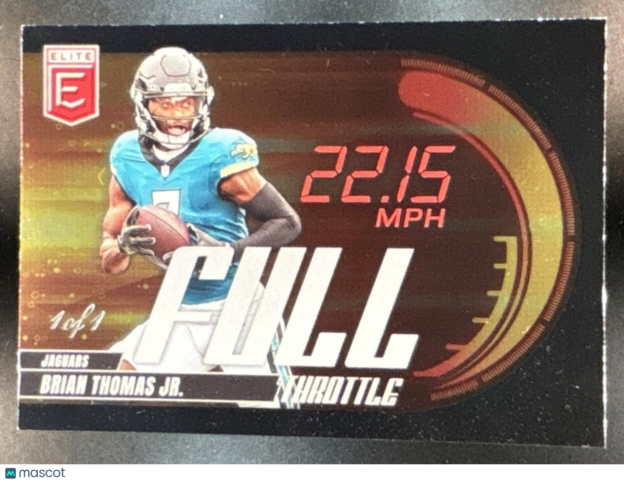 2025 Donruss Elite Brian Thomas Jr. Full Throttle Black 1/1 Jacksonville Jaguars - Sports Cards