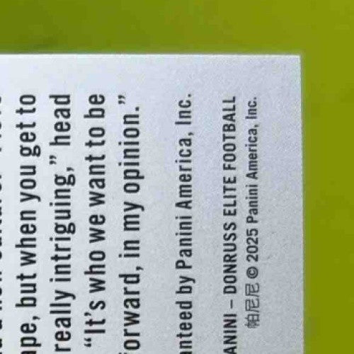 2025 Donruss Elite Colston Loveland Pen Pals (Horizontal) Auto Chicago Bears - Sports Cards