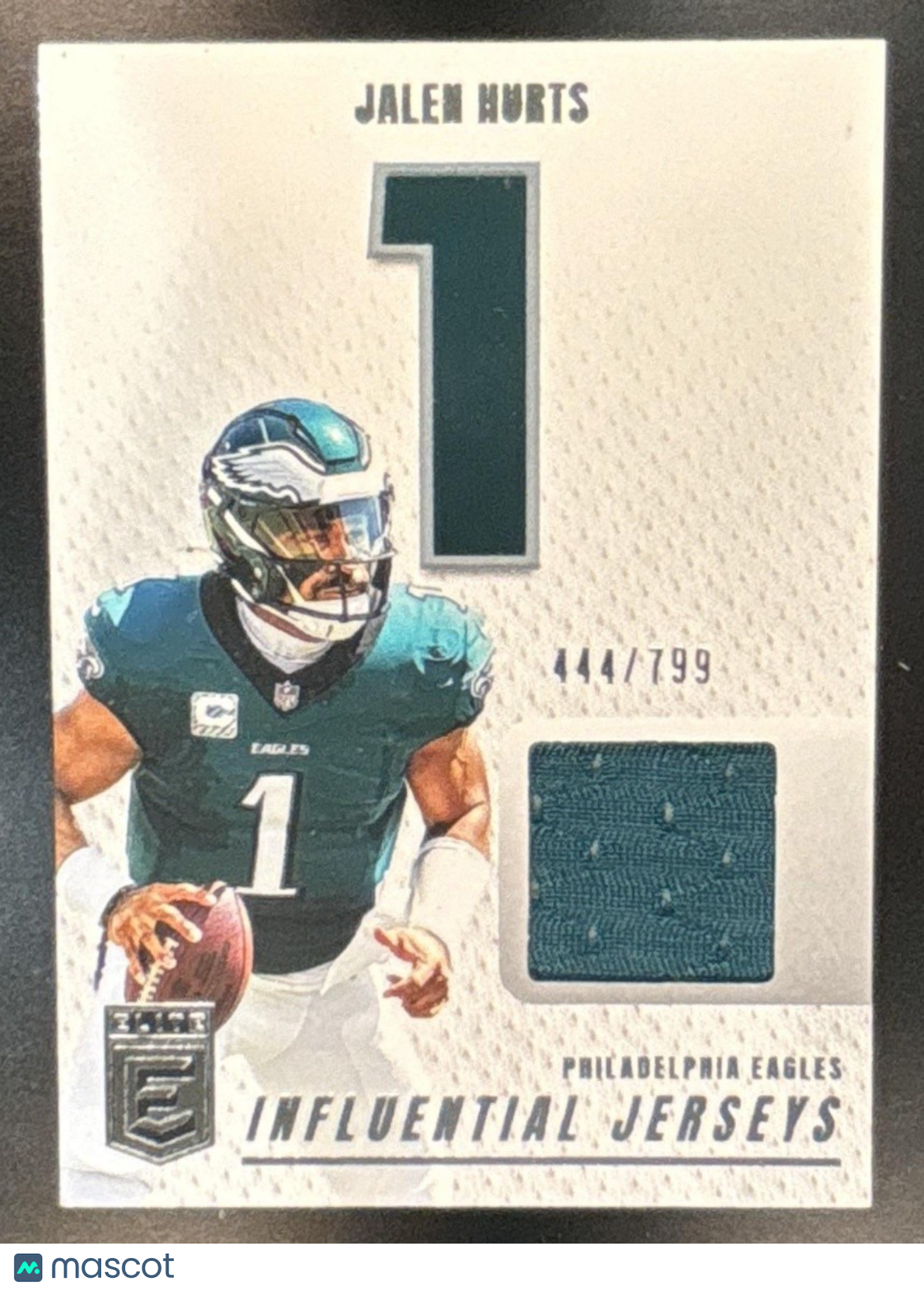 2025 Donruss Elite Jalen Hurts Influential Jerseys /799 Philadelphia Eagles - Sports Cards