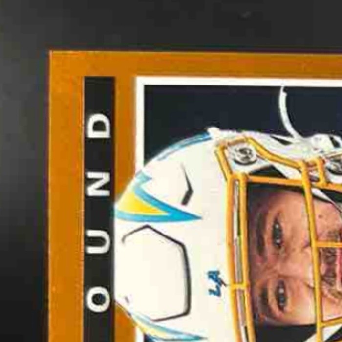 2025 Donruss Elite Justin Herbert Spellbound ’E’ Orange /199 #35 Chargers - Sports Cards