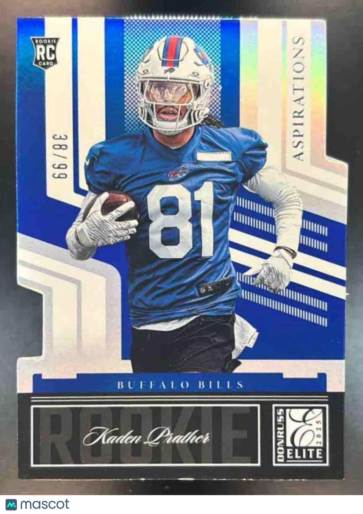 2025 Donruss Elite Kaden Prather 2007 Rookies Aspirations Die-Cut Blue /99 #44 - Sports Cards