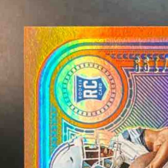 2025 Donruss Elite Omarion Hampton Rookie On Deck Orange /199 #2 Chargers - Sports Cards