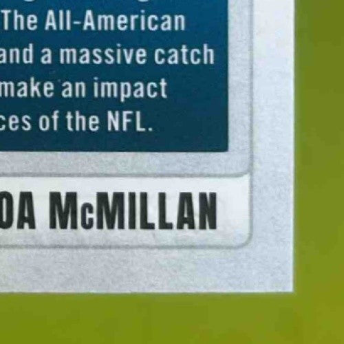 2025 Donruss Elite Tetairoa McMillan Extra Edition Blue 45/75 Carolina Panthers - Sports Cards