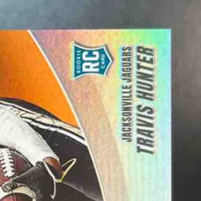 2025 Donruss Elite Travis Hunter Rookie Elitist Orange /199 #6 RC Jaguars - Sports Cards