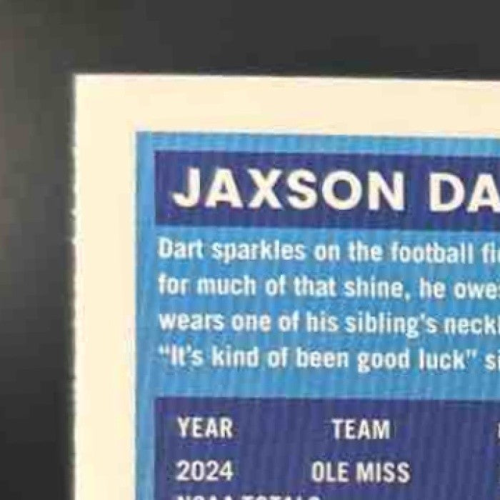 2025 Donruss Jaxson Dart Optic Rated Rookie Preview Pink #400 RC New York Giants - Sports Cards