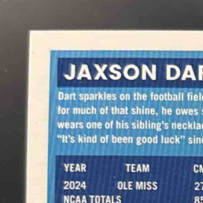 2025 Donruss Jaxson Dart Rated Rookie Press Proof Blue #400 RC New York Giants - Sports Cards