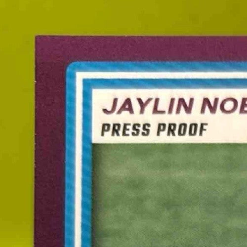 2025 Donruss Jaylin Noel Rated Rookie Press Proof Purple #324 RC Houston Texans - Sports Cards