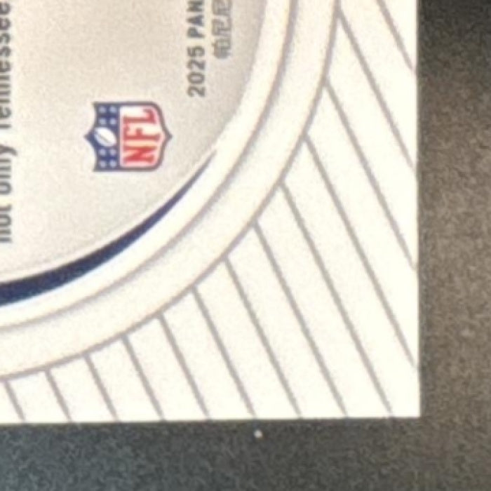 2025 Donruss Optic Cam Ward Hidden Potential Purple /25 #1 RC Tennessee Titans - Sports Cards