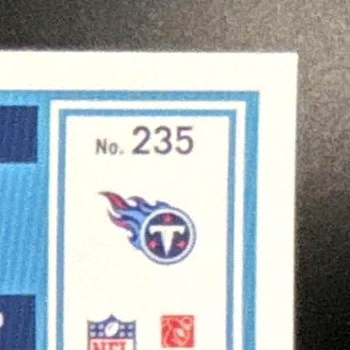 2025 Donruss Optic Elic Ayomanor RPS Auto Neon Blue /299 #235 Tennessee Titans - Sports Cards