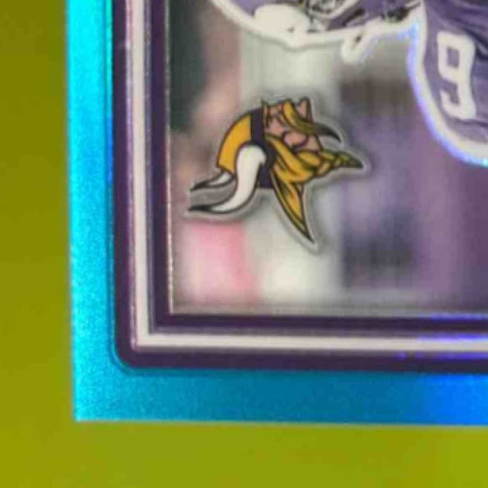 2025 Donruss Optic J.J. McCarthy Aqua /299 Minnesota Vikings - Sports Cards