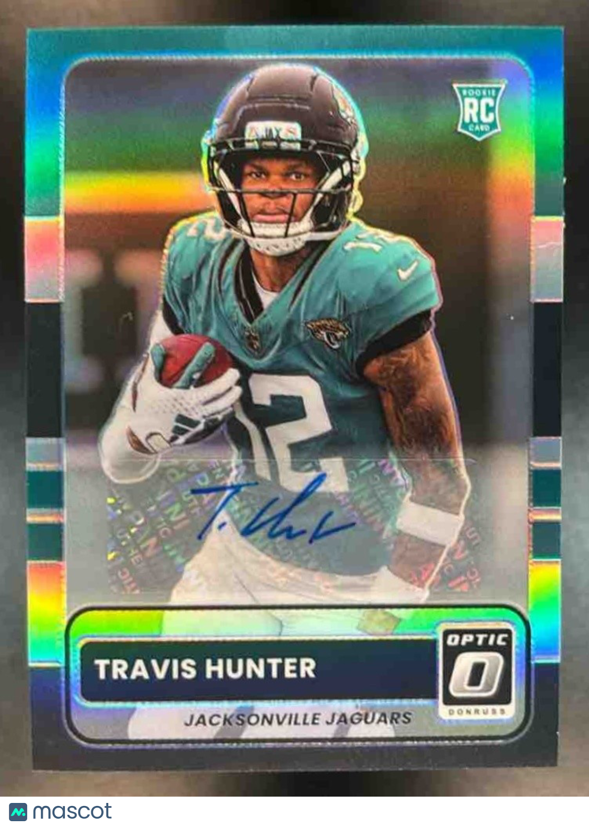 2025 Donruss Optic Travis Hunter 2015 Retro Auto #5 RC Jacksonville Jaguars - Sports Cards