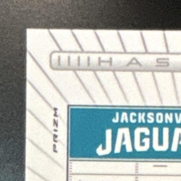 2025 Donruss Optic Travis Hunter Hash Mark Auto Holo Prizm RC Jaguars - Sports Cards