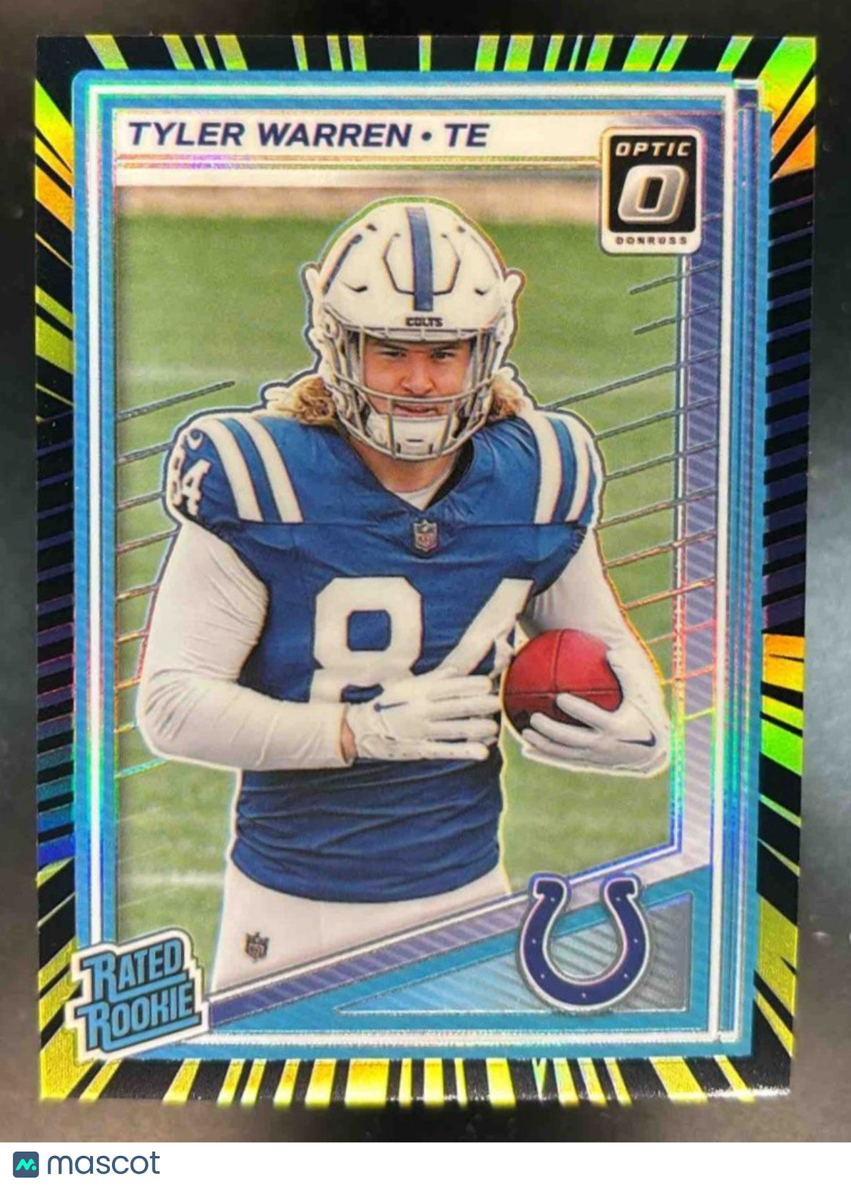 2025 Donruss Optic Tyler Warren Electricity Prizm /75 #234 Indianapolis Colts - Sports Cards