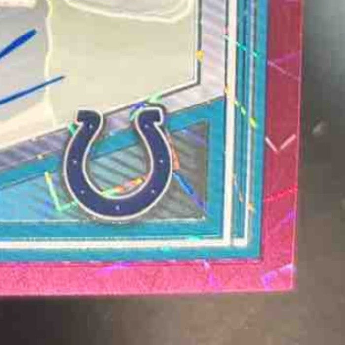 2025 Donruss Optic Tyler Warren RPS Auto Pink Velocity /75 Indianapolis Colts - Sports Cards
