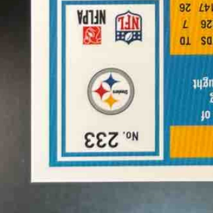 2025 Donruss Optic Will Howard Rated Rookie Holo Prizm #233 Pittsburgh Steelers - Sports Cards
