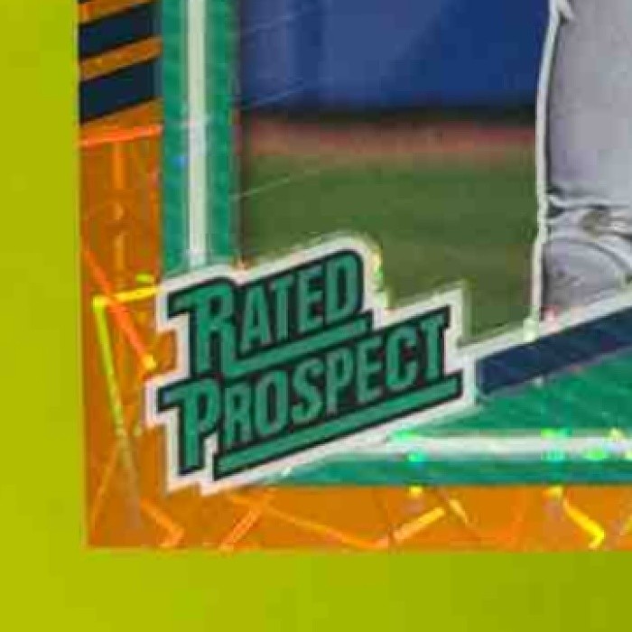 2025 Donruss Travis Bazzana Optic Orange Velocity #131 Cleveland Guardians - Sports Cards