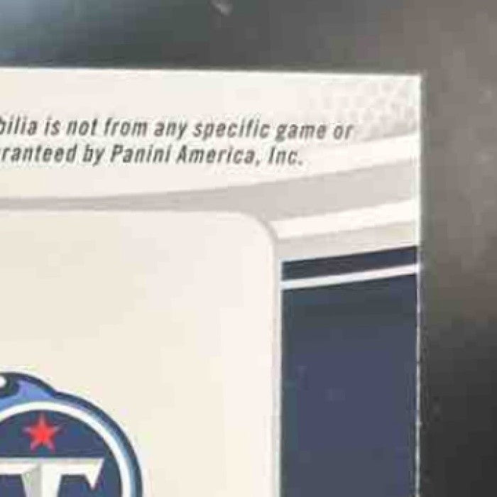 2025 Immaculate Collection Chris Johnson Premium Patch Auto /99 Mem Titans - Sports Cards