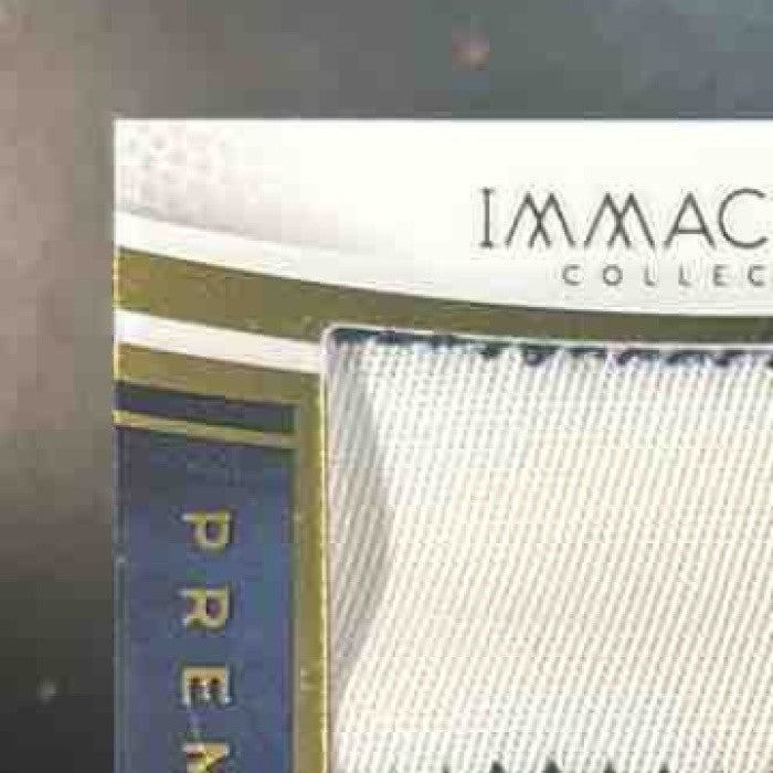 2025 Immaculate Collection Chris Johnson Premium Patch Auto /99 Mem Titans - Sports Cards