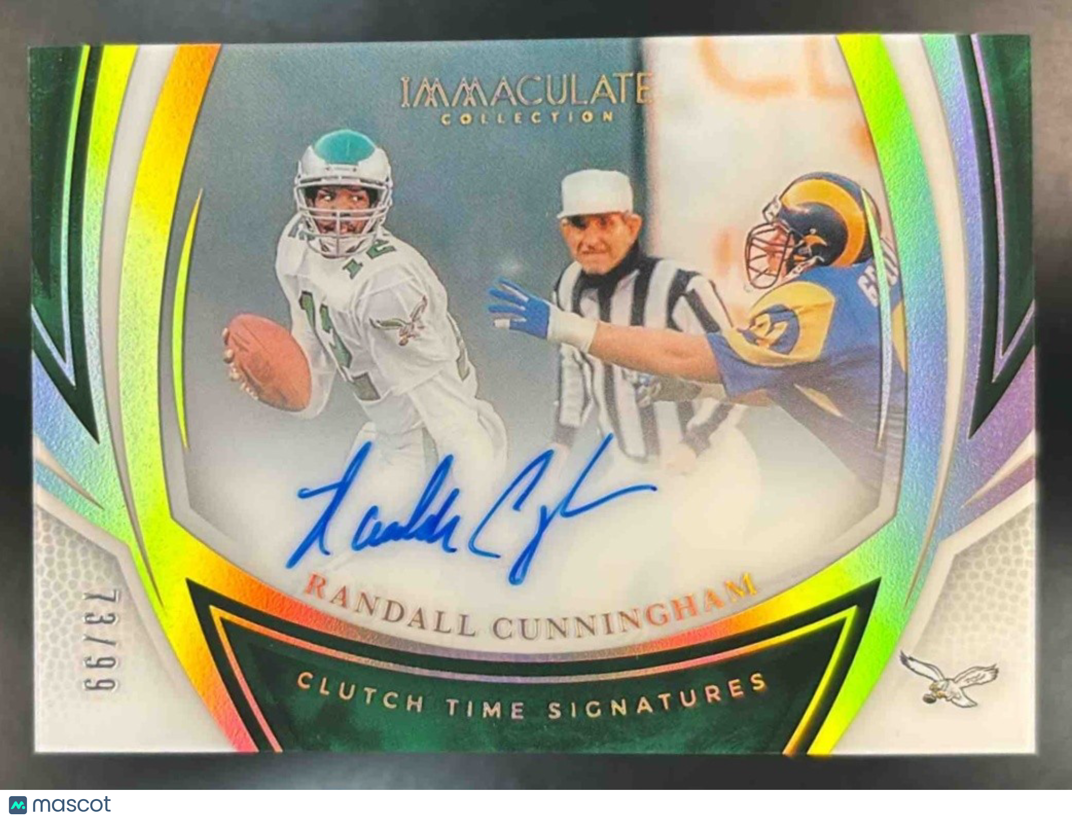 2025 Immaculate Collection Randall Cunningham Clutch Time Signatures /99 Auto - Sports Cards