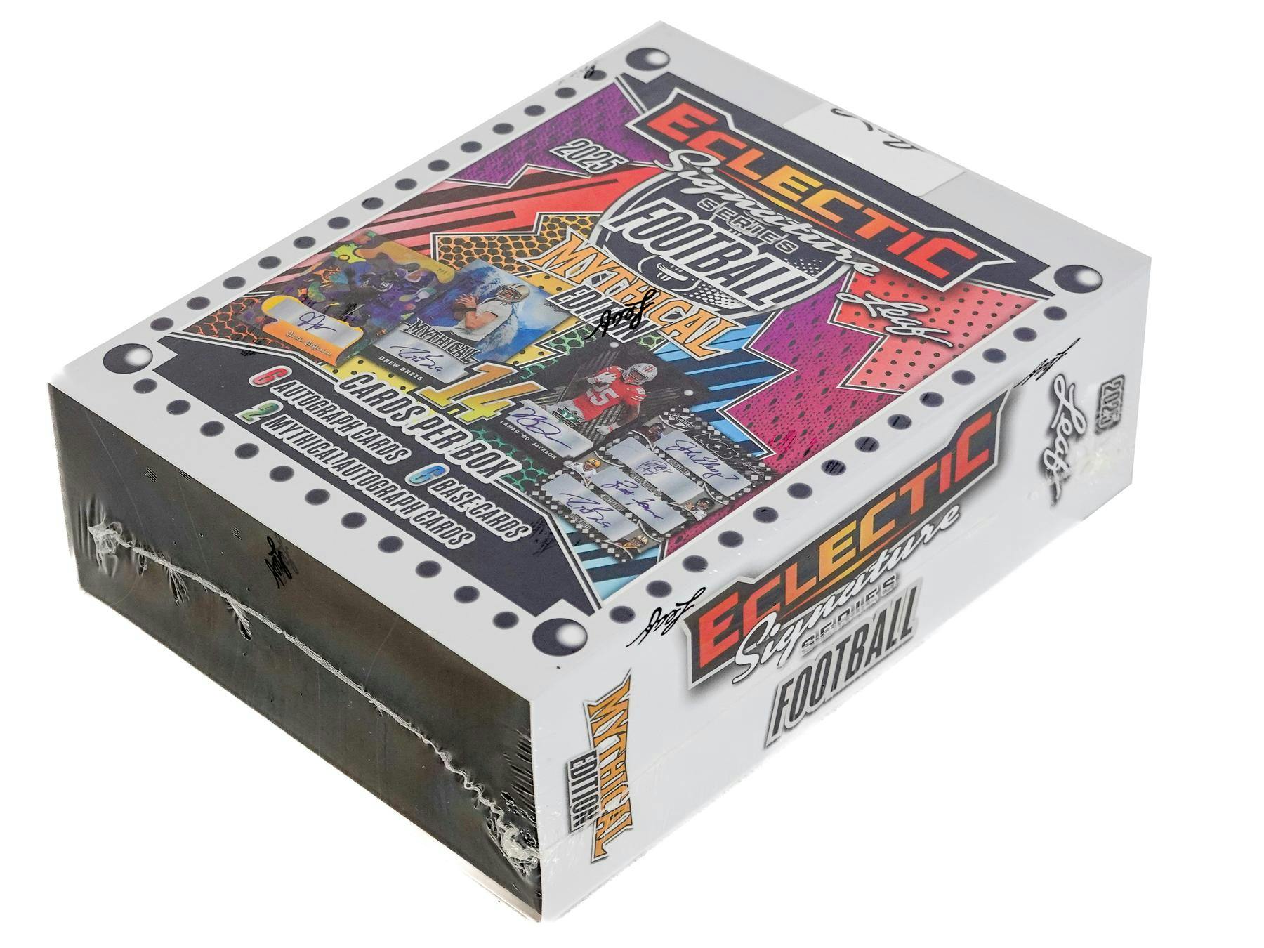 2025 Leaf Eclectic Signature Series Football Mythical Hobby Box (8 Autos) - NFL Hobby Box