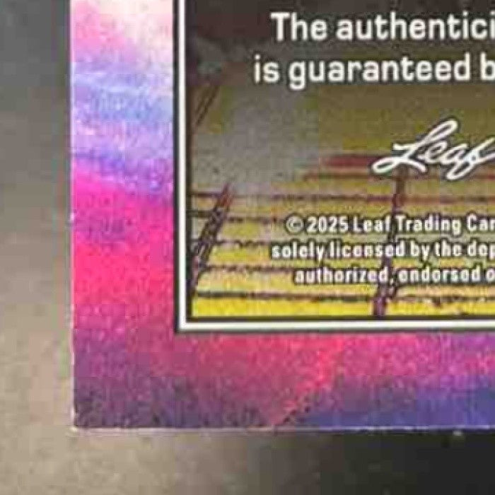 2025 Leaf Football Nation Byrum Brown Saturday at the Stadium Auto /4 #SA-BB1 - Sports Cards