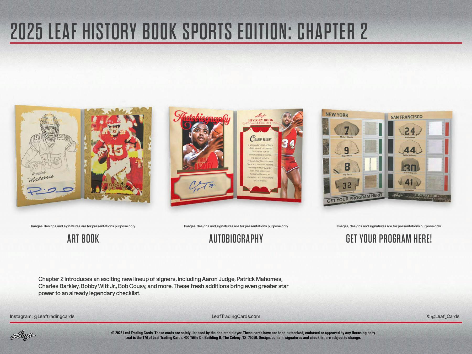 2025 Leaf History Book Sports Edition: Chapter 2 Hobby Box - Hobby Box