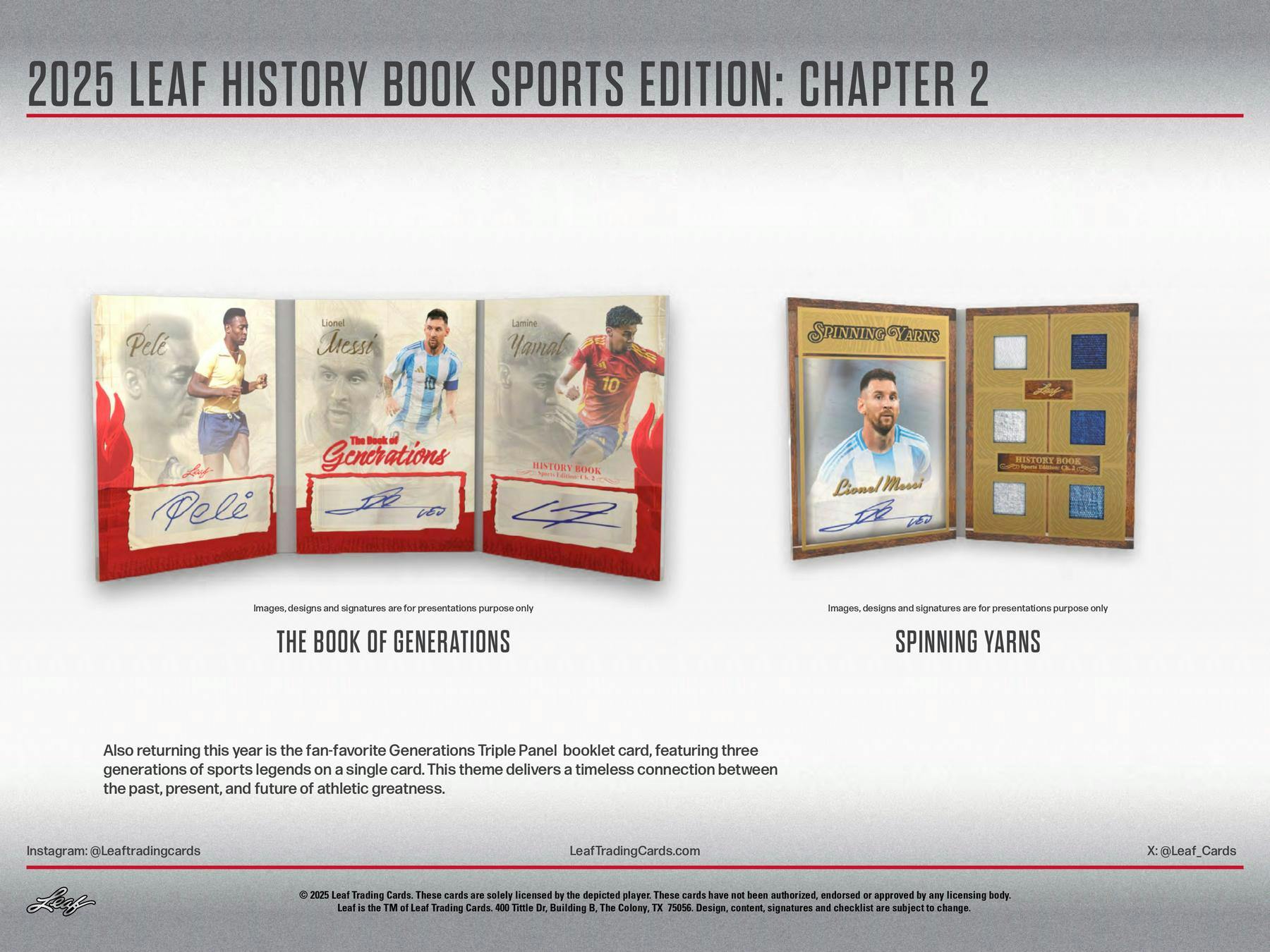 2025 Leaf History Book Sports Edition: Chapter 2 Hobby Box - Hobby Box