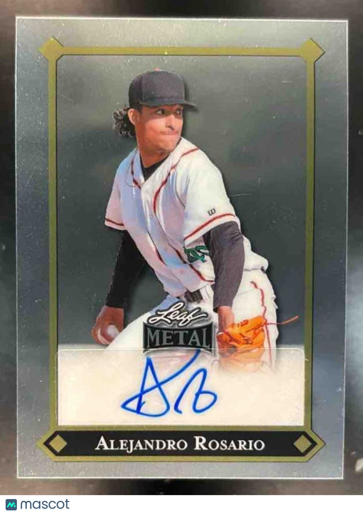 2025 Leaf Metal Alejandro Rosario 92 LGR Lite Brite Silver Auto /49 #LGR-AR1 - Sports Cards