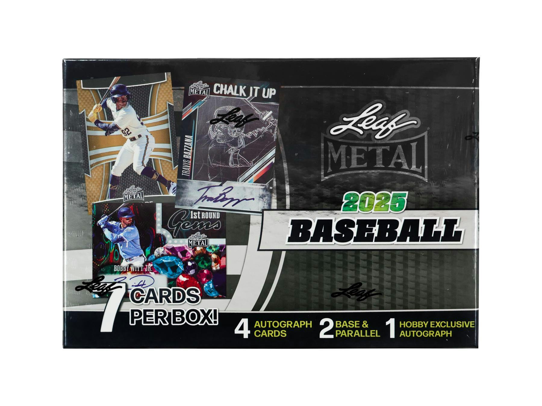 2025 Leaf Metal Baseball Hobby Box (5 Autos) - MLB Hobby Box