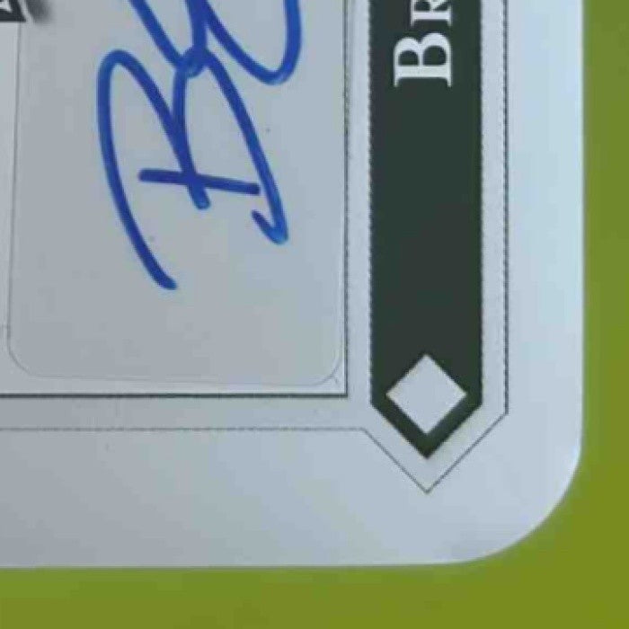 2025 Leaf Metal Brady Ebel 92 LGR Printing Plates Black 1/1 #LGR-BE1 Auto - Sports Cards