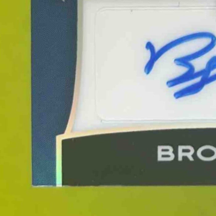 2025 Leaf Metal Brody Brecht Auto Prismatic Blue 20/25 #BA-BB1 - Sports Cards