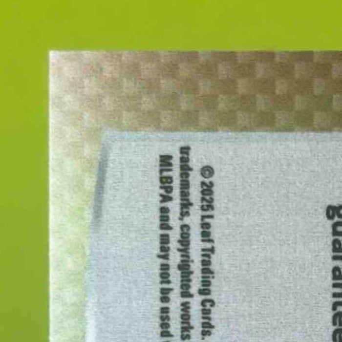 2025 Leaf Metal Brody Brecht Auto Prismatic Blue 20/25 #BA-BB1 - Sports Cards