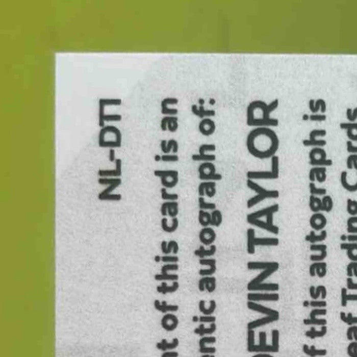 2025 Leaf Metal Devin Taylor Next In Line /25 Auto - Sports Cards