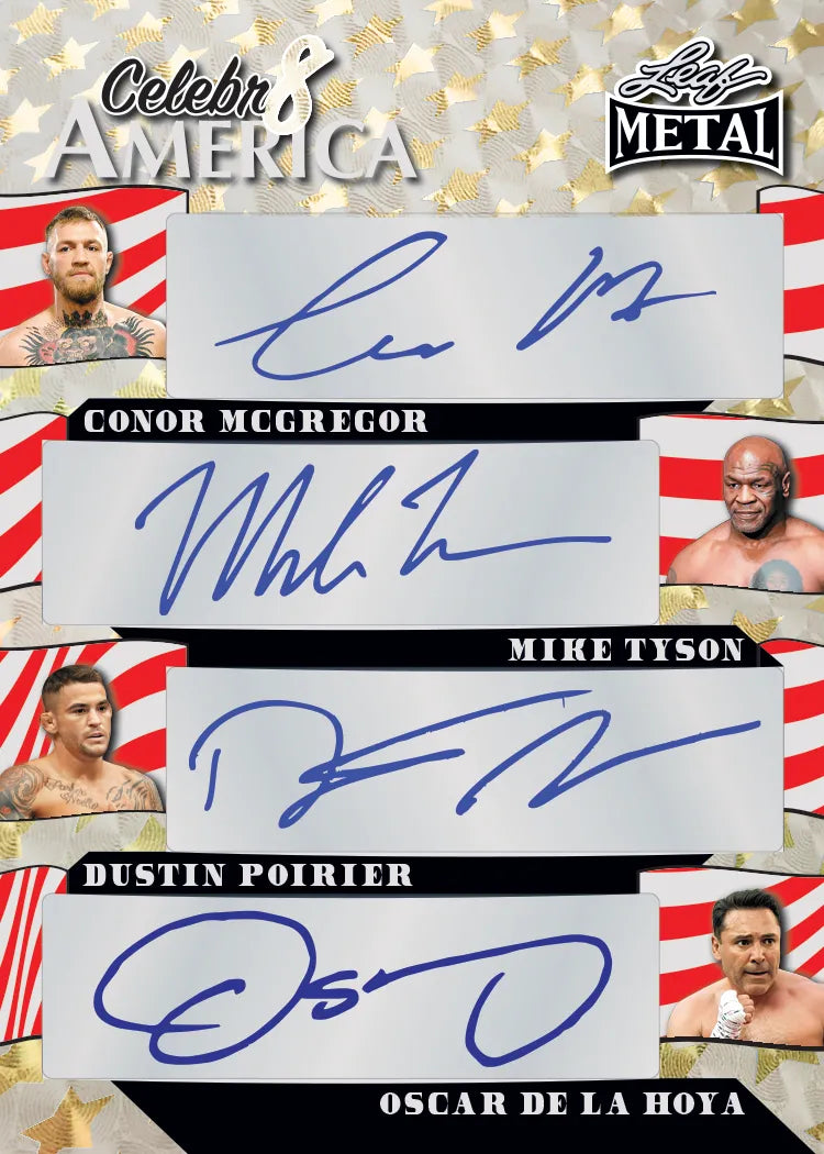 2025 Leaf Metal Independence Day Hobby Box (2 Premium Autograph Cards) - NFL Hobby Box