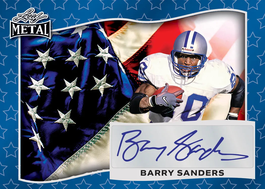 2025 Leaf Metal Independence Day Hobby Box (2 Premium Autograph Cards) - NFL Hobby Box