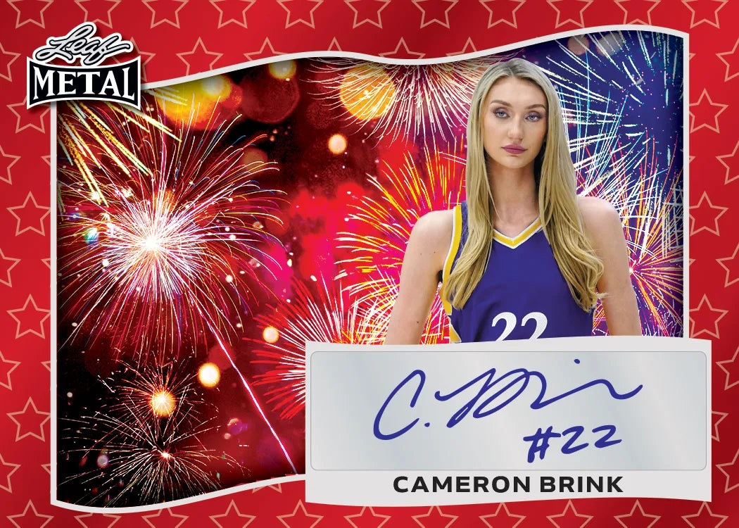 2025 Leaf Metal Independence Day Hobby Box (2 Premium Autograph Cards) - NFL Hobby Box