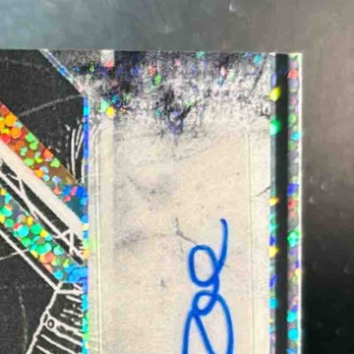 2025 Leaf Metal Jalen Milroe Chalk it Up Sparkle Silver Auto /10 #CU-JM1 Auto - Sports Cards