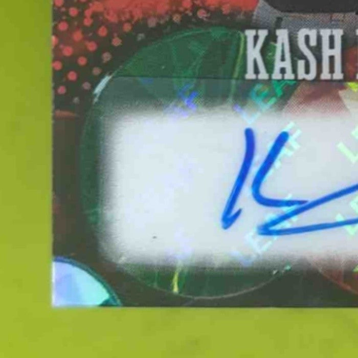 2025 Leaf Metal Kash Mayfield 1st Prospect Round Gems Auto Prismatic Red 11/15 - Sports Cards