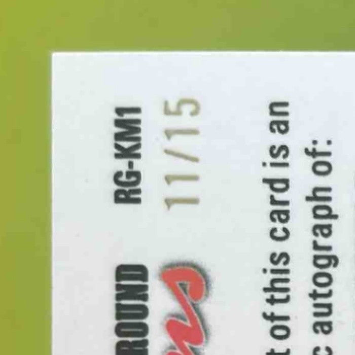 2025 Leaf Metal Kash Mayfield 1st Prospect Round Gems Auto Prismatic Red 11/15 - Sports Cards