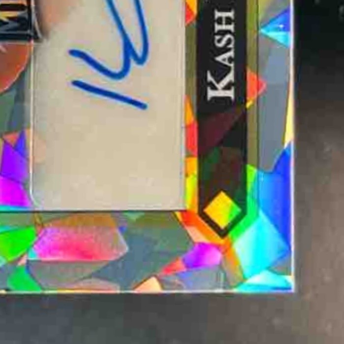 2025 Leaf Metal Kash Mayfield 92 LGR Crystal Silver Auto /25 #LGR-KM1 Auto - Sports Cards