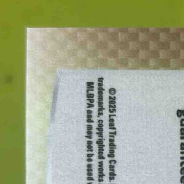 2025 Leaf Metal Luke Holman Auto Crystal /3 - Sports Cards