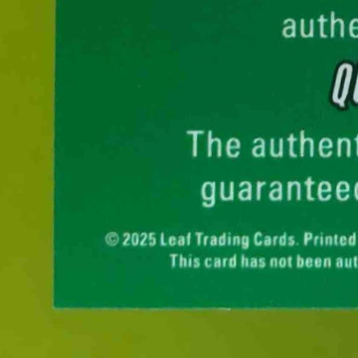 2025 Leaf Metal Quentin Young Diamond in the Rough Auto Silver /49 #DR-QY1 - Sports Cards