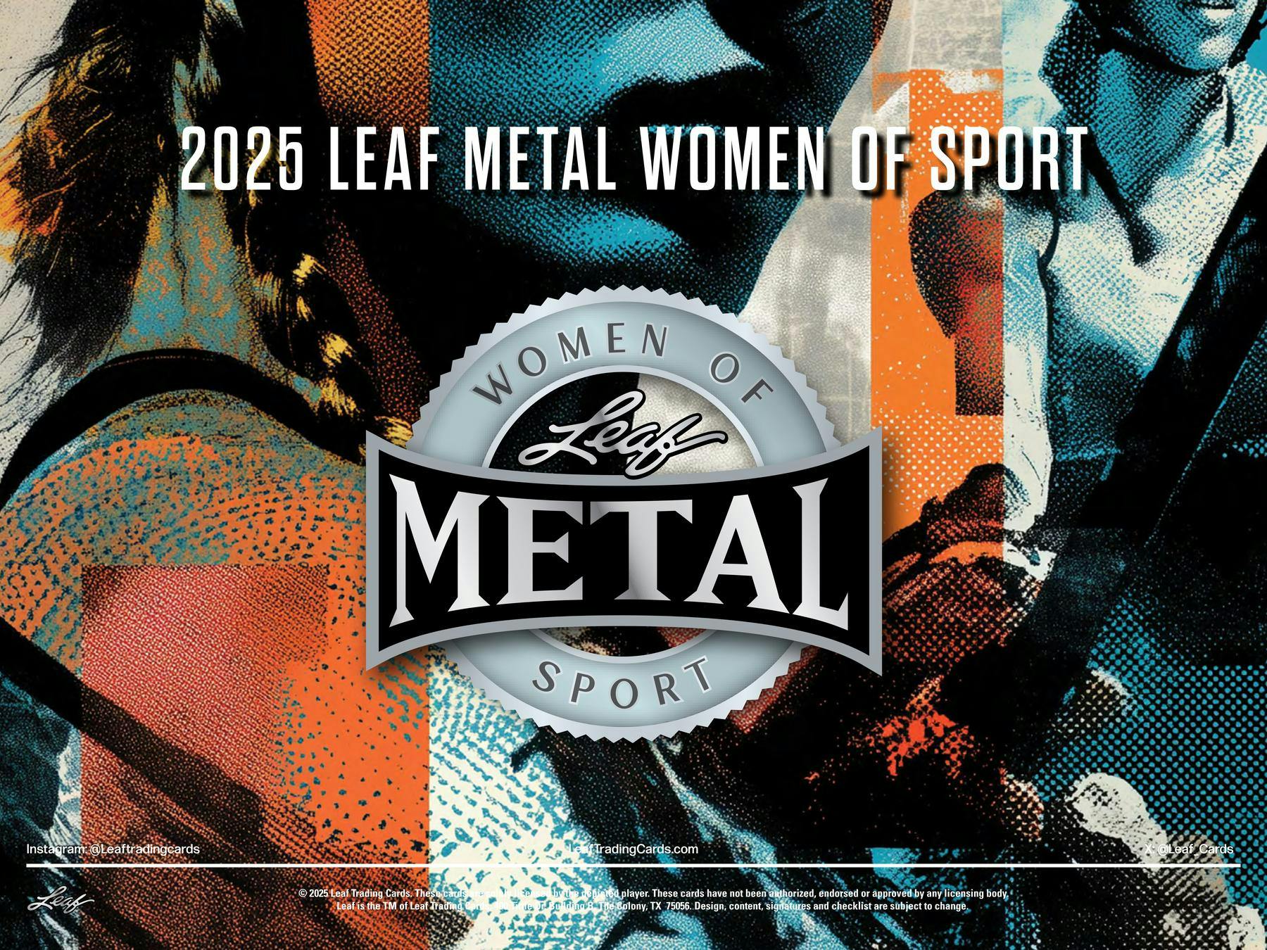 2025 Leaf Metal Women of Sport Hobby Box (4 Autos) - NFL Hobby Box