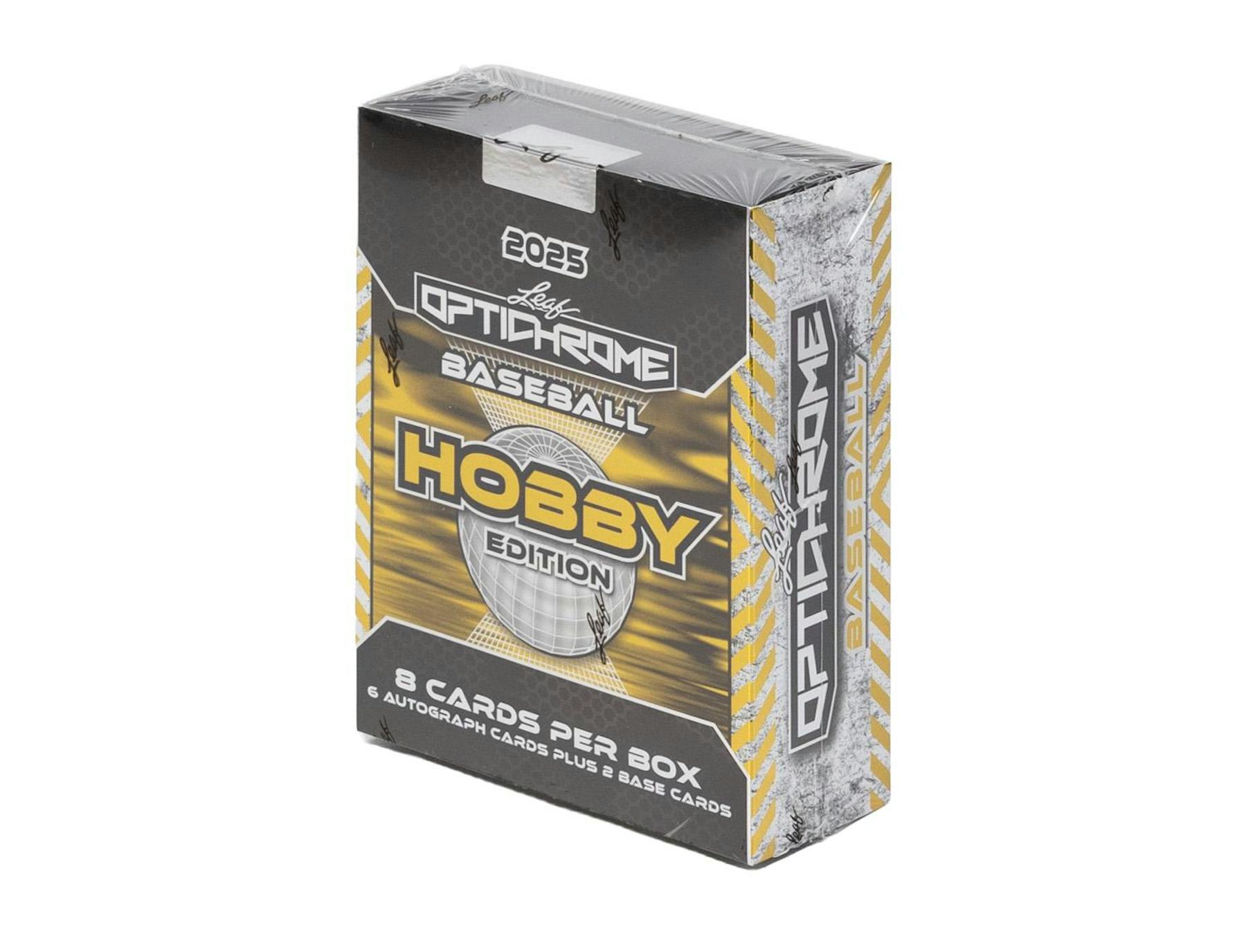 2025 Leaf Optichrome Baseball Hobby Box (6 Autos) - MLB Hobby Box