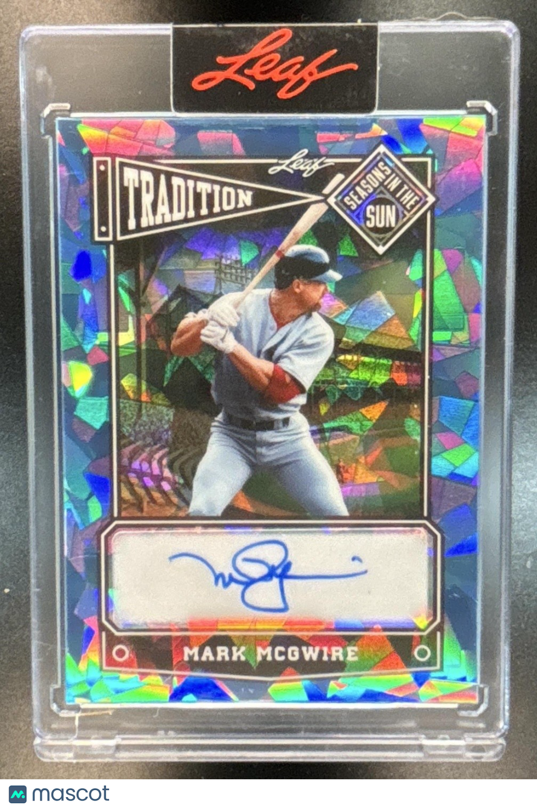 2025 Leaf Seasons In The Sun Mark McGwire Auto /4 #T-MM1 Oakland Athletics A’s - Sports Cards