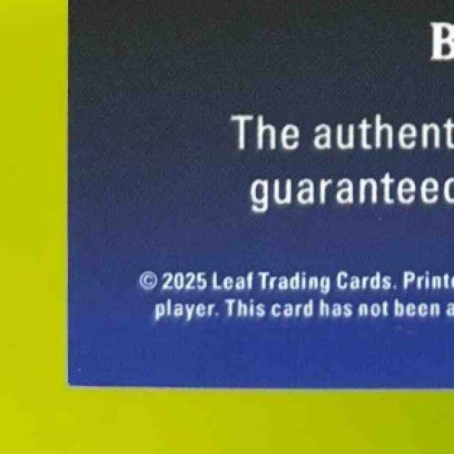 2025 Leaf Signature Series Bert Jones Aquatic Lava Orca 1/1 #A-BJ1 Auto - Sports Cards